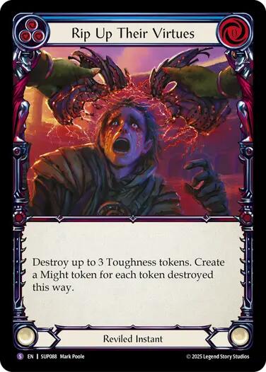 Rip Up Their Virtues [SUP088] [Super Slam] Rainbow Foil