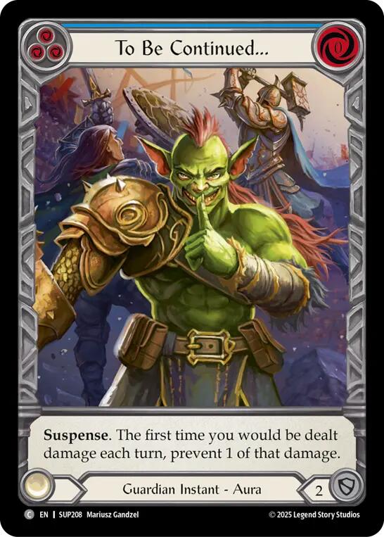 To Be Continued... (Extended Art) [SUP208] [Super Slam] Cold Foil