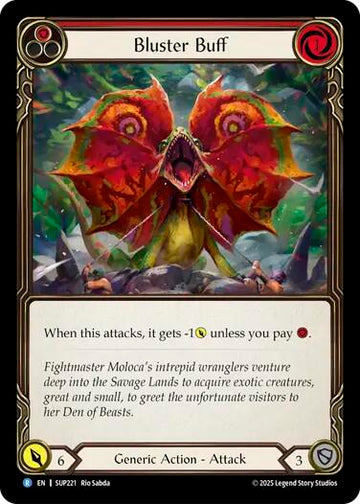 Bluster Buff [SUP221] [Super Slam] Rainbow Foil