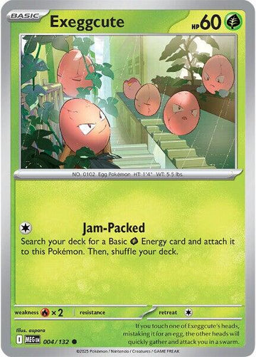 Exeggcute [004/132] [Mega Evolution] Reverse Holofoil