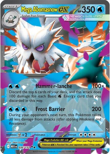 Mega Abomasnow ex [036/132] [Mega Evolution] Holofoil