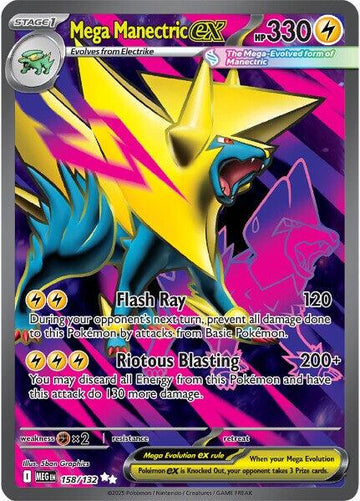 Mega Manectric ex [158/132] [Mega Evolution] Holofoil