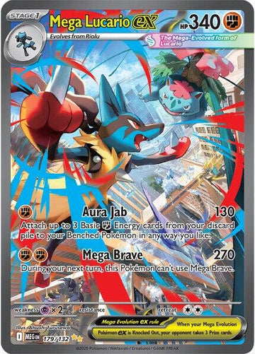 Mega Lucario ex [179/132] [Mega Evolution] Holofoil
