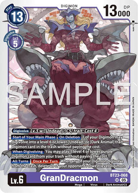 GranDracmon [BT23-068 SR] [Hackers' Slumber] Foil
