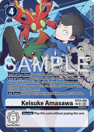 Keisuke Amasawa (SP) [BT23-090 SR] [Hackers' Slumber] Foil