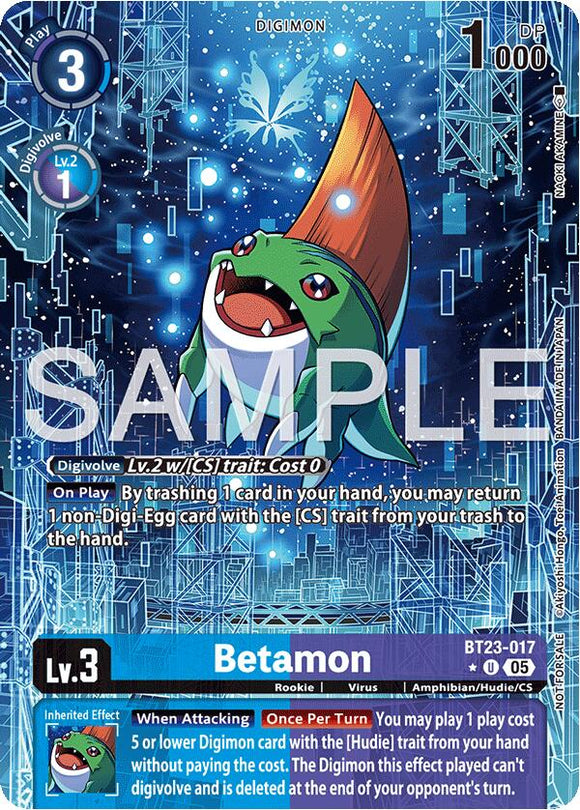 Betamon (Hacker's Slumber Box Promotion Pack) [BT23-017 U] [Hackers' Slumber]