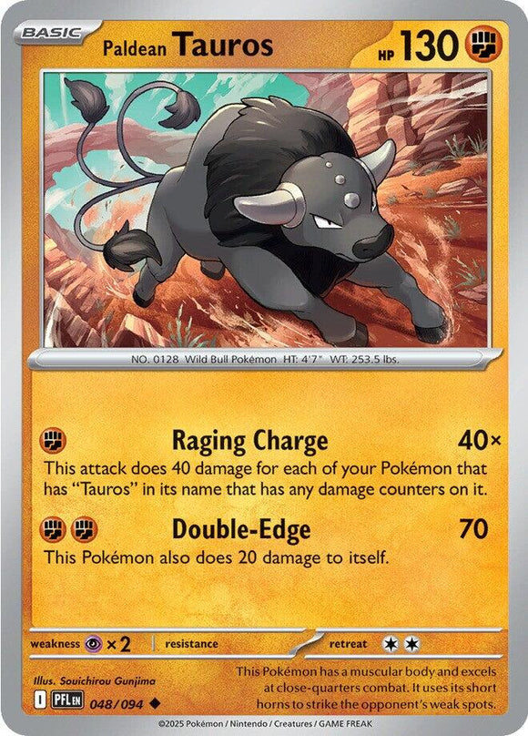 Paldean Tauros [048/094] [Phantasmal Flames]