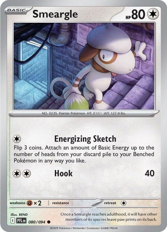Smeargle [080/094] [Phantasmal Flames] Reverse Holofoil