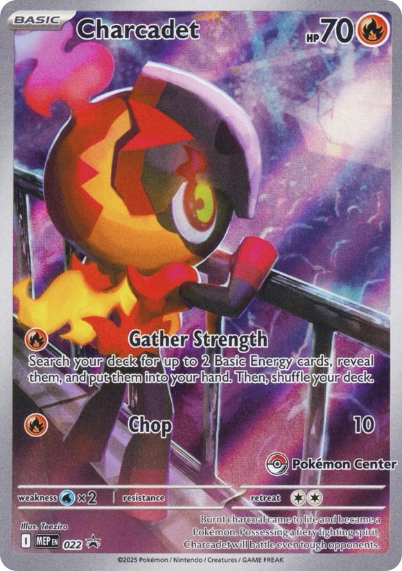 Charcadet (Pokemon Center Exclusive) [022] [Mega Evolution Promo] Holofoil