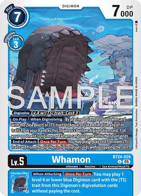 Whamon [BT24-029 U] [Time Stranger]