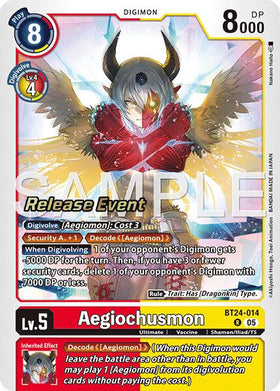 Aegiochusmon [BT24-014 R] [Time Stranger Release Events Cards]
