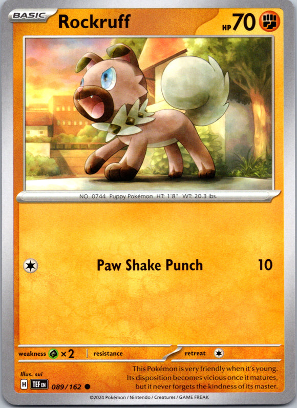 Rockruff [089/162] - (Temporal Forces)