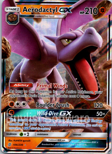 Aerodactyl GX [106/236] [Unified Minds] Holofoil
