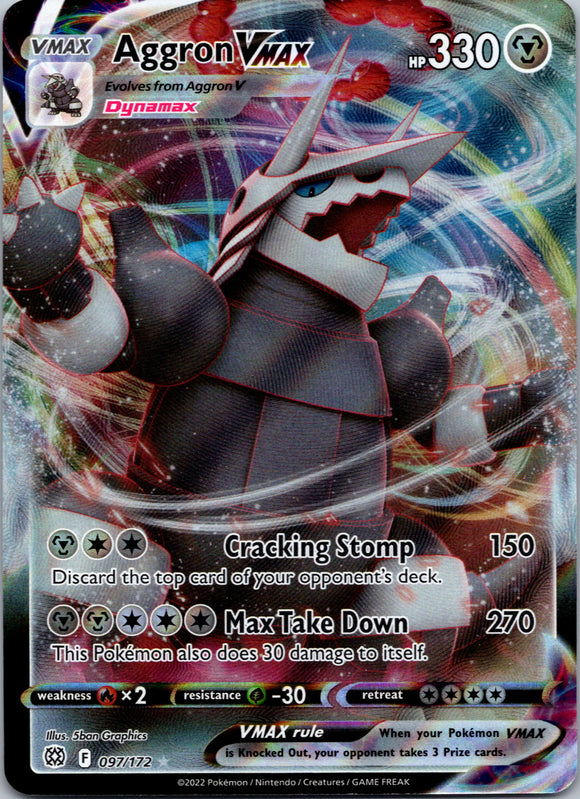 Aggron VMAX [097/172] [Brilliant Stars] Holofoil