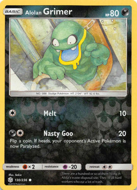 Alolan Grimer [130/236] [Cosmic Eclipse] Reverse Holofoil