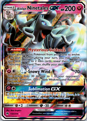 Alolan Ninetales GX (132/214) [Sun & Moon: Lost Thunder]