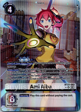Ami Aiba (Alternate Art) [BT22-093 SR] [Cyber Eden] Foil