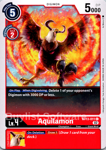 Aquilamon [BT13-011] [Versus Royal Knights] Normal