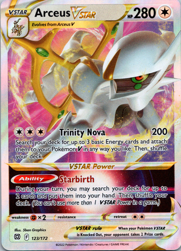 Arceus VSTAR [123/172] [Brilliant Stars] Holofoil
