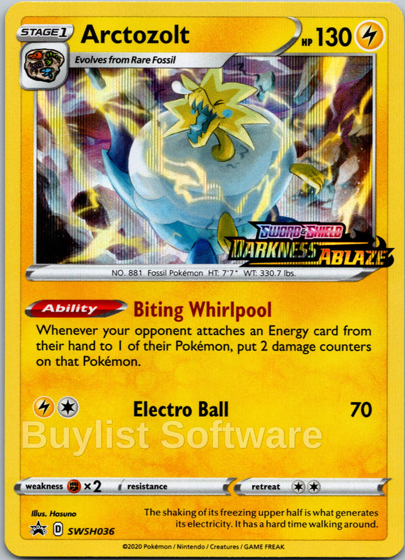 Arctozolt (Stamped) [SWSH036] [Sword & Shield Promo Cards] Holofoil