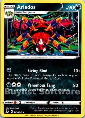 Ariados (113/196) [Sword & Shield: Lost Origin]