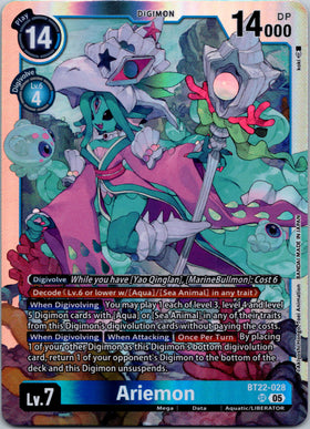 Ariemon [BT22-028 SR] [Cyber Eden] Foil