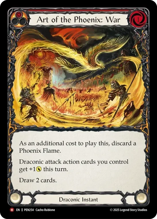 Art Of The Phoenix War (Red) [PEN254] [Compendium of Rathe]