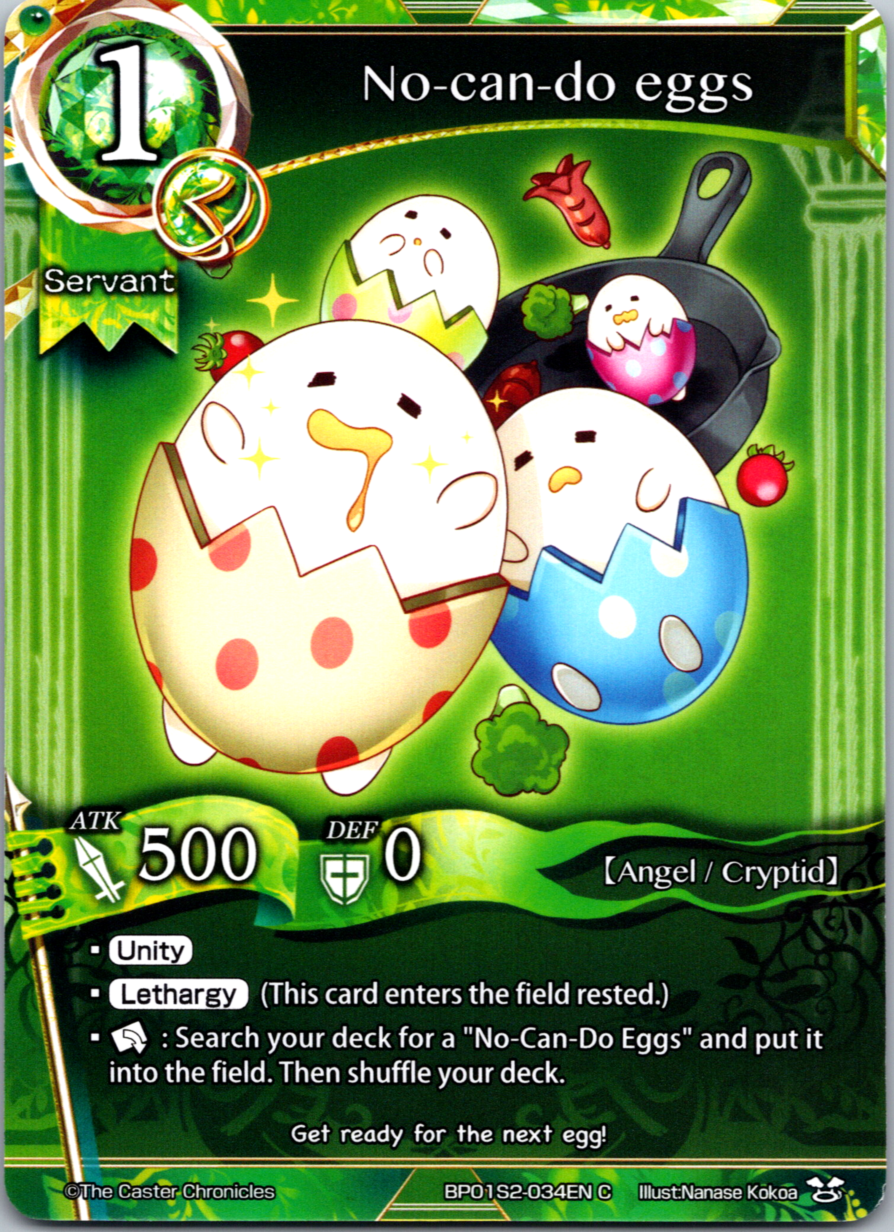 No-Can-Do Eggs - BP01S2-034EN