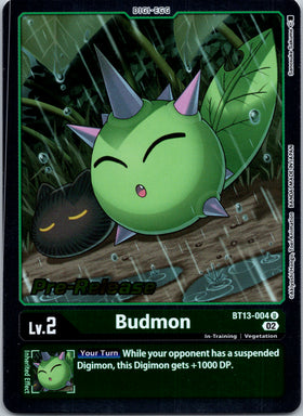 Budmon [BT13-004] [Versus Royal Knight Pre-Release Cards] Foil