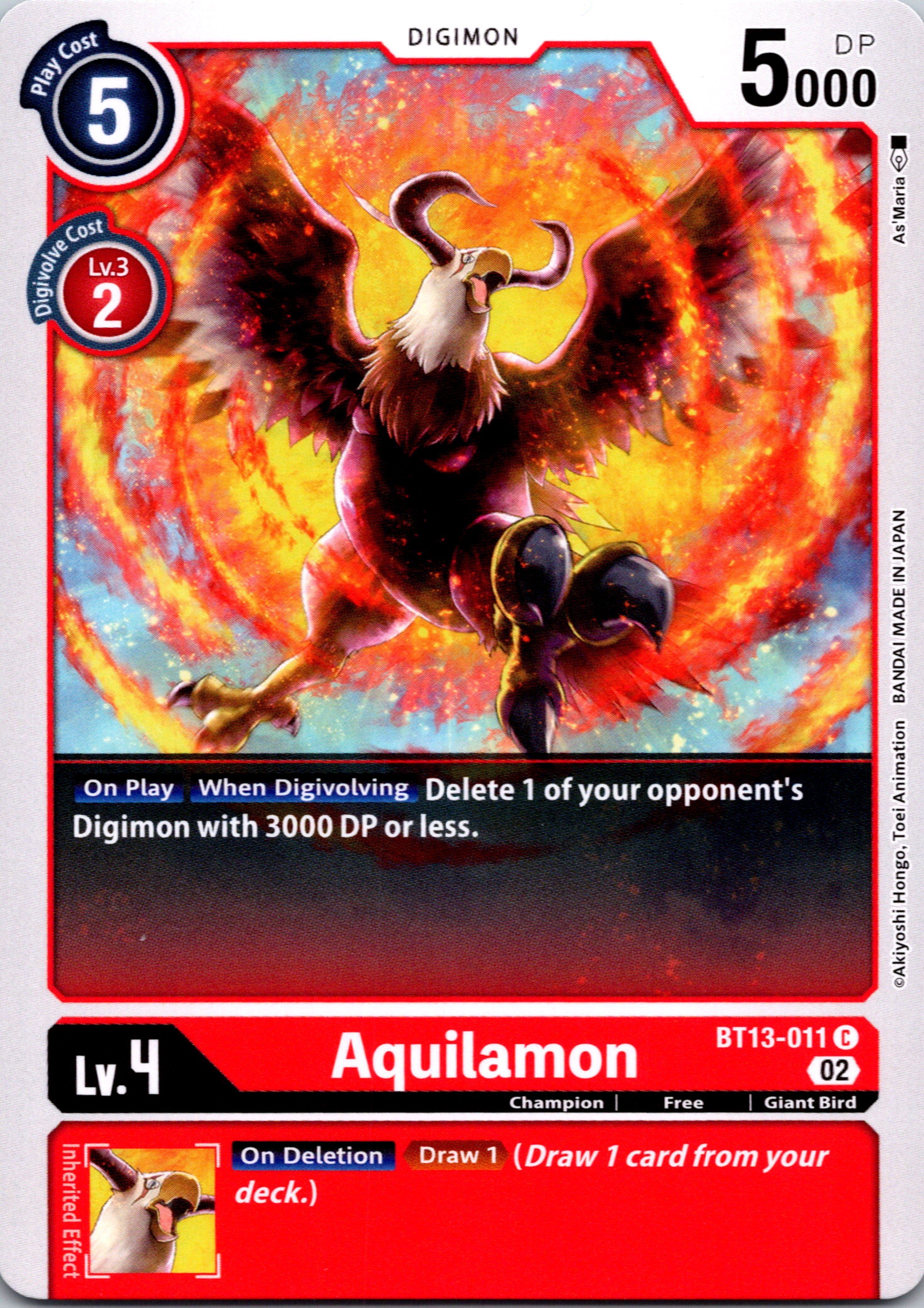 Aquilamon [BT13-011] [Versus Royal Knights] Normal