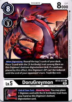 DoruGreymon [BT13-072] [Versus Royal Knights] Normal