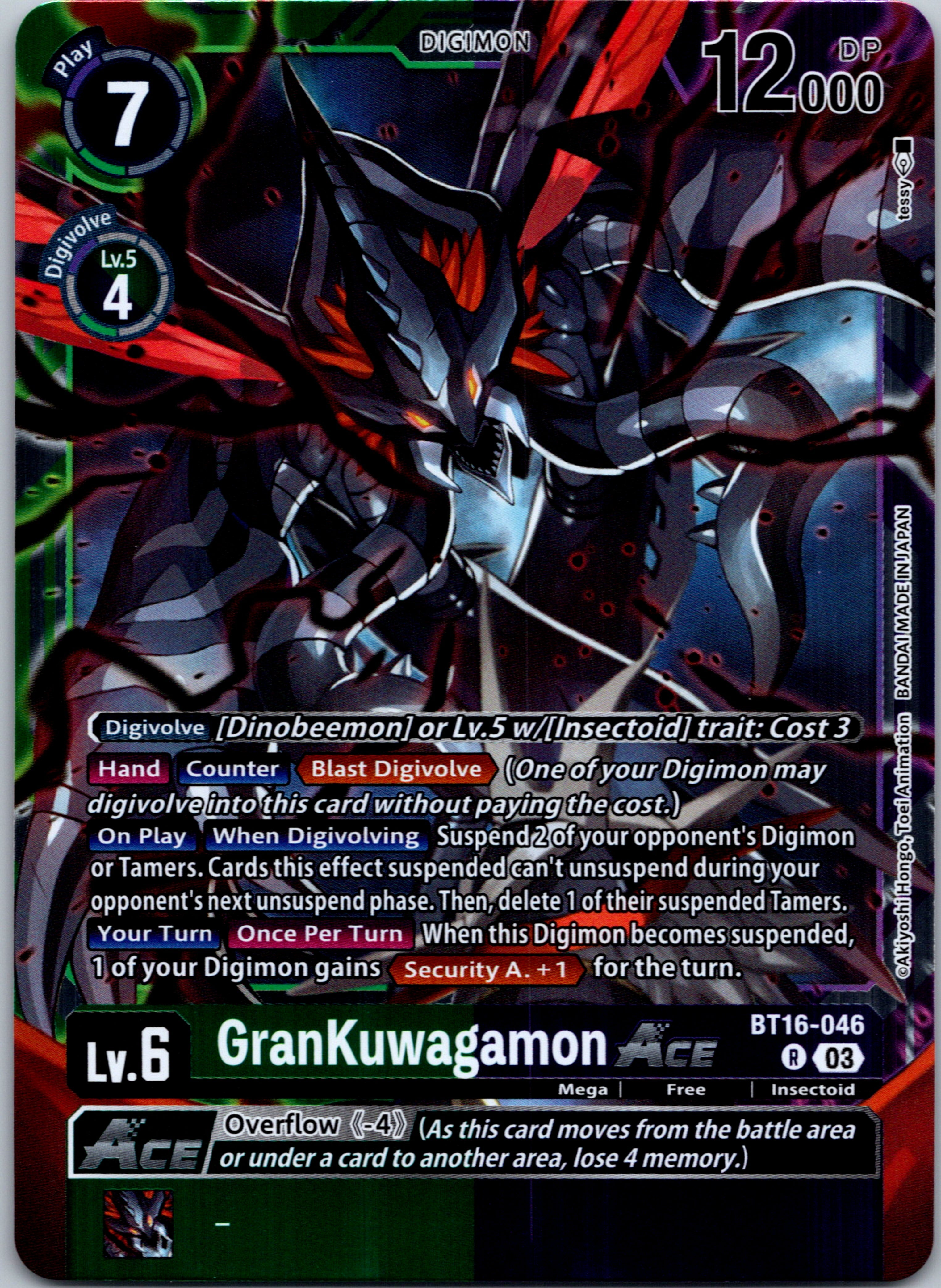 GranKuwagamon ACE [BT16-046-R] [Beginning Observer] Foil