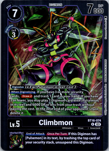 Climbmon [BT16-074-R] [Beginning Observer] Foil