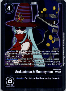 Arukenimon & Mummymon [BT16-089-R] [Beginning Observer] Foil