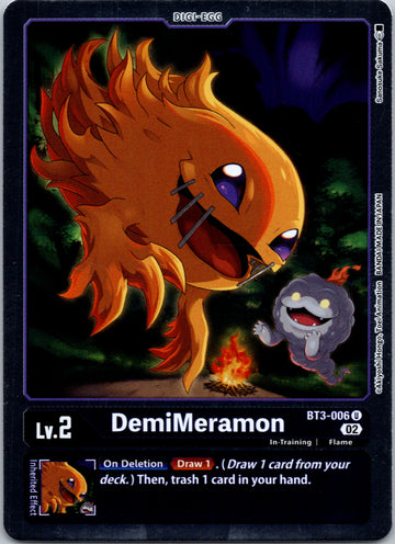 DemiMeramon (Resurgence Booster Reprint) [BT3-006] [Resurgence Booster] Foil