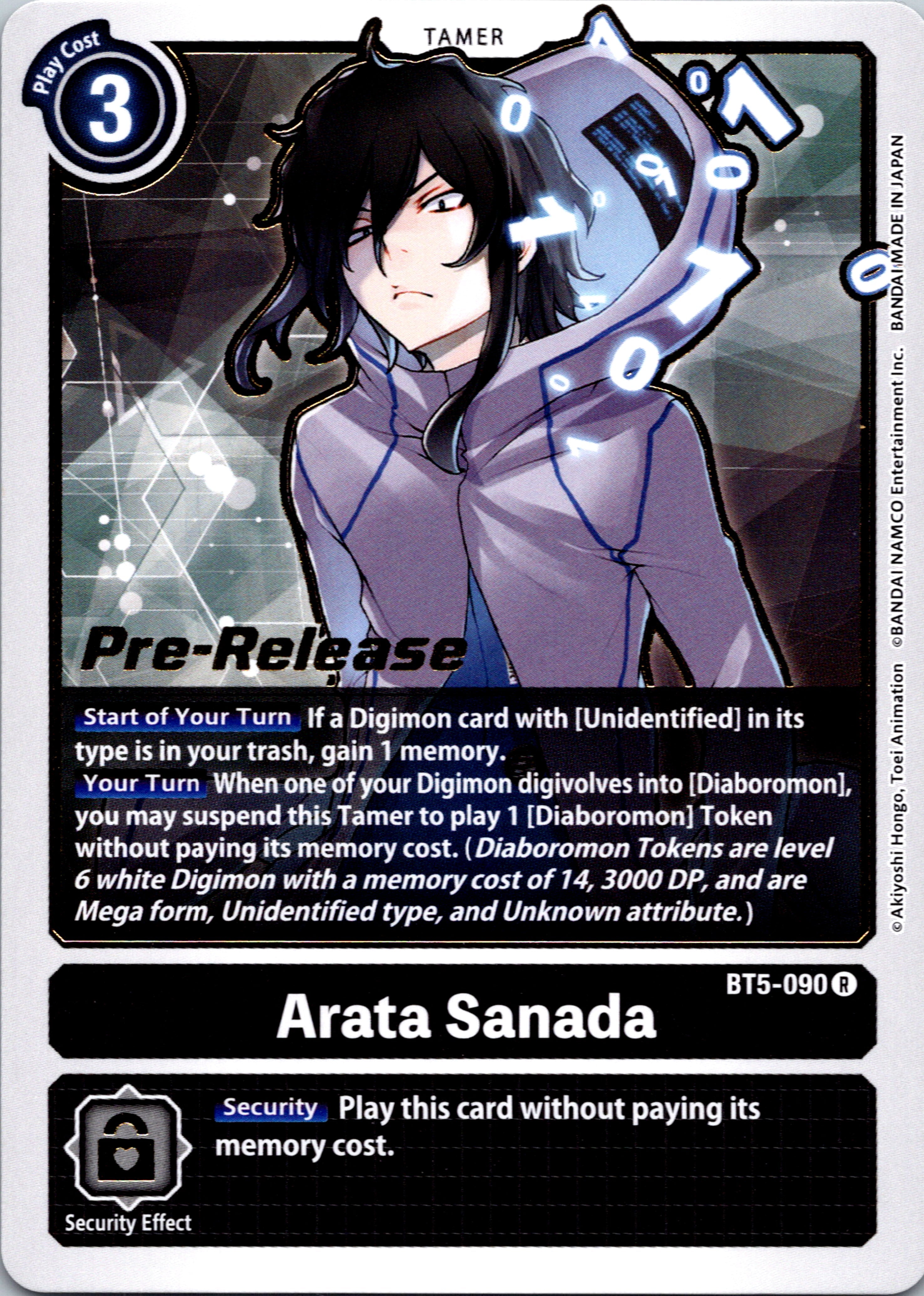 Arata Sanada [BT5-090] [Battle of Omni Pre-Release Cards] Normal