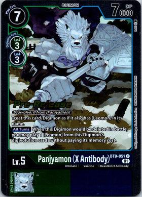 Panjyamon (X Antibody) [BT9-051] [X Record Pre-Release Cards] Foil