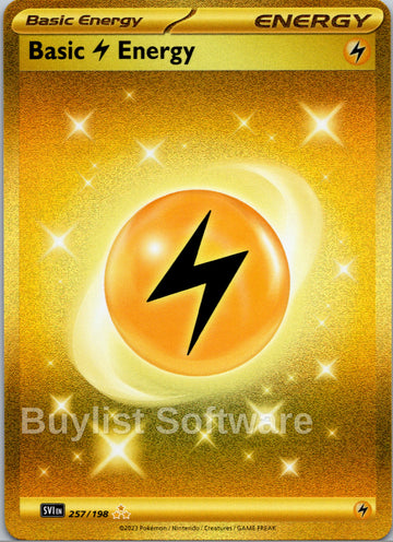 Basic Lightning Energy - 257/198 [257] - (SV01 Scarlet & Violet Base Set) Holofoil