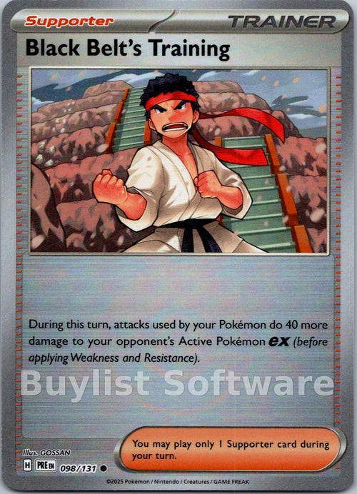 Black Belt's Training (Poke Ball Pattern) [098/131] [Prismatic Evolutions] Holofoil