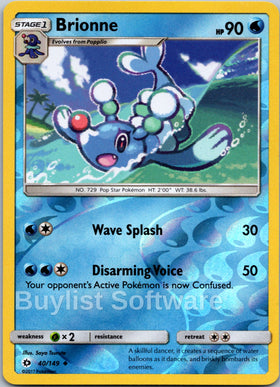 Brionne [40/149] [Sun & Moon Base Set] Reverse Holofoil
