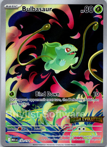 Bulbasaur (Stamped) [133/132] [Mega Evolution] Holofoil