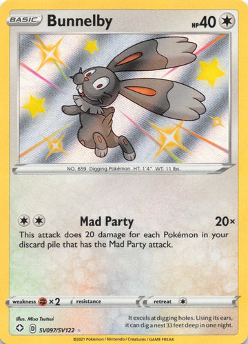 Bunnelby [SV097/SV122] [Shining Fates: Shiny Vault] Holofoil