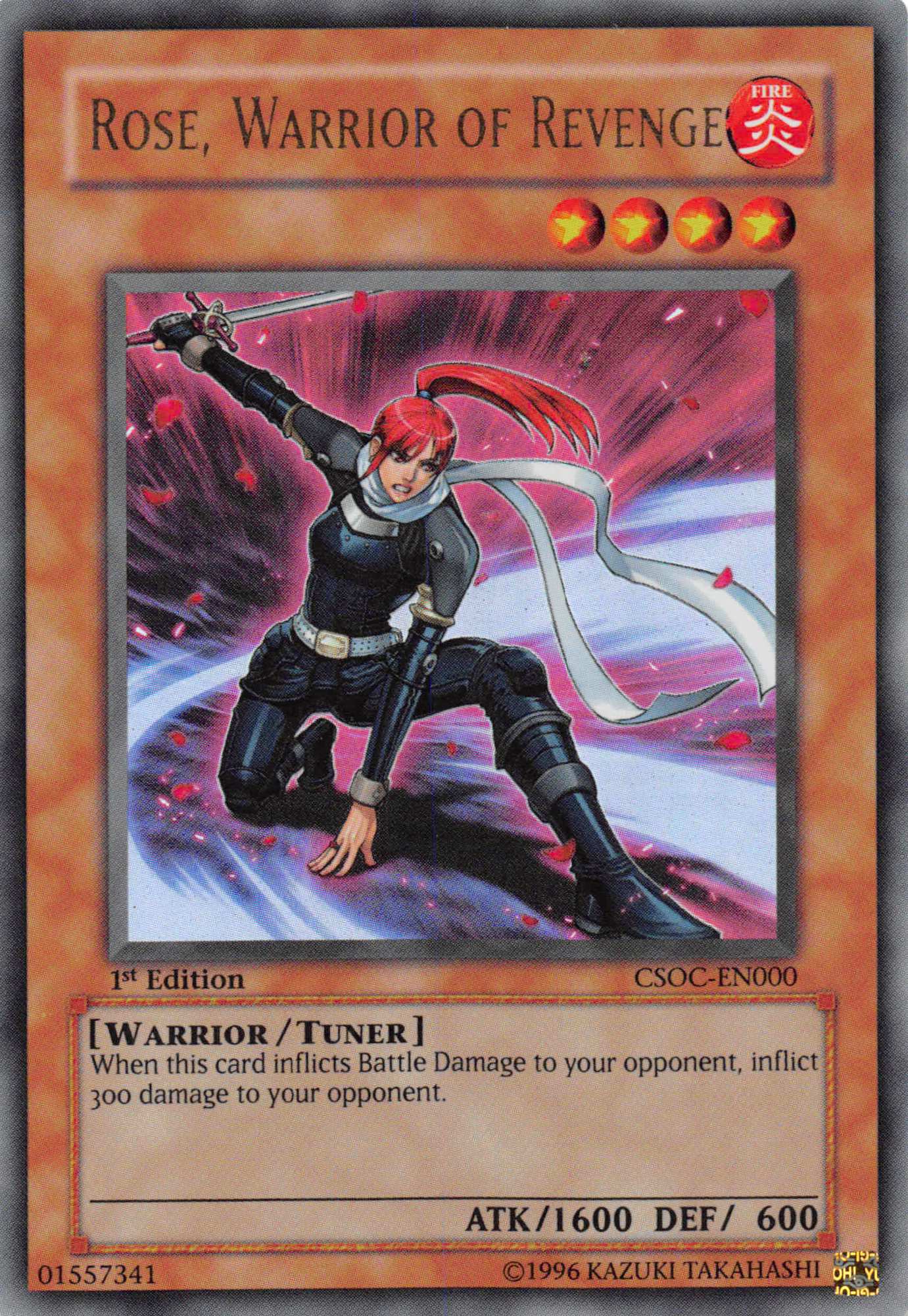 Rose, Warrior of Revenge [CSOC-EN000] Ultra Rare