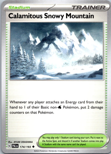 Calamitous Snowy Mountain [174/193] [Paldea Evolved]