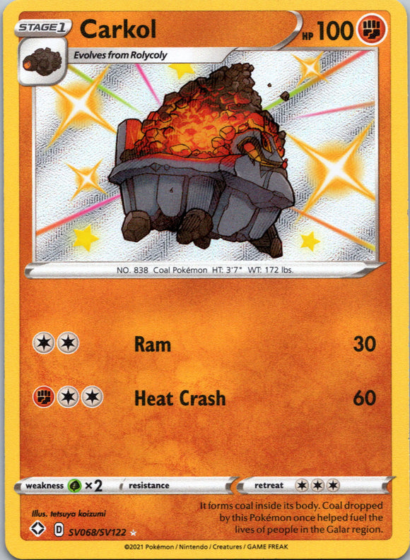 Carkol [SV068/SV122] [Shining Fates: Shiny Vault] Holofoil