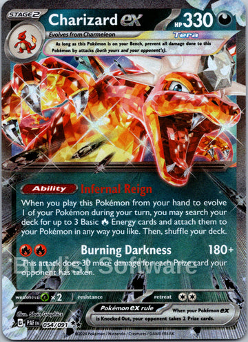 Charizard ex [054/091] - (Paldean Fates) Holofoil