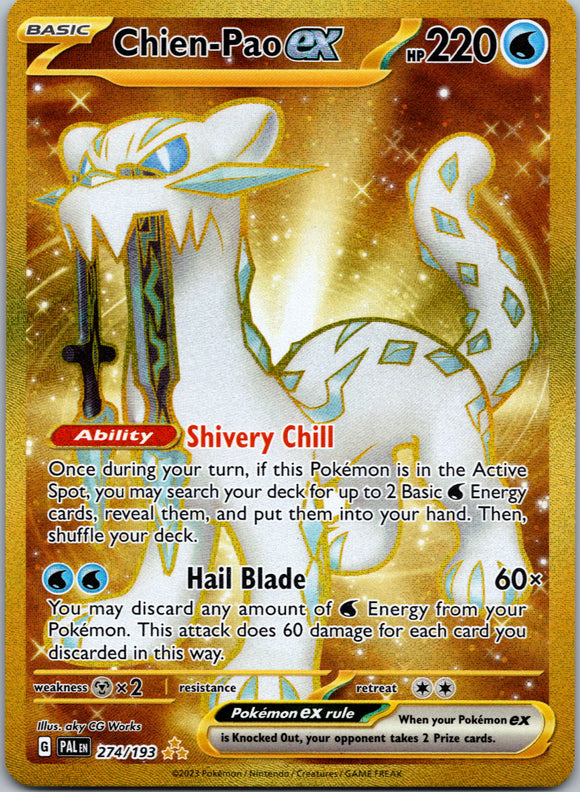 Chien-Pao ex [274/193] [Paldea Evolved] Holofoil