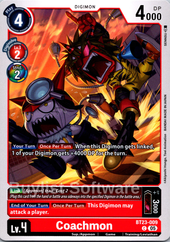 Coachmon [BT23-009 C] [Hackers' Slumber]