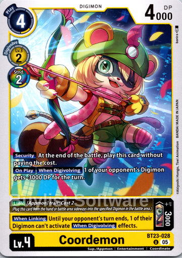 Coordemon [BT23-028 U] [Hackers' Slumber]