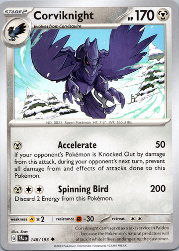 Corviknight [148/193] [Paldea Evolved]